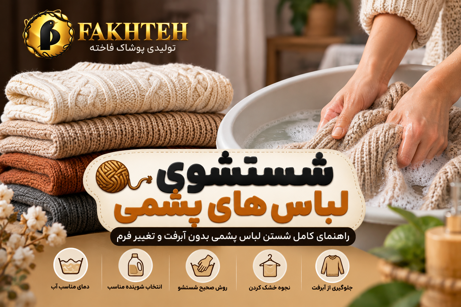 شستشوی لباس های پشمی